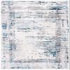 SAFAVIEH Amelia Collection Accent Rug - 4'5" x 6'5", Grey & Blue, Modern Abstract Design, Non-Shedding & Easy Care, Ideal for High Traffic Areas in Entryway, Living Room, Bedroom (ALA271G) view 3