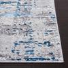 SAFAVIEH Amelia Collection Accent Rug - 4'5" x 6'5", Grey & Blue, Modern Abstract Design, Non-Shedding & Easy Care, Ideal for High Traffic Areas in Entryway, Living Room, Bedroom (ALA271G) view 4