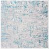 SAFAVIEH Amelia Collection Accent Rug - 4'5" x 6'5", Grey & Turquoise, Modern Abstract Design, Non-Shedding & Easy Care, Ideal for High Traffic Areas in Entryway, Living Room, Bedroom (ALA254H) view 3