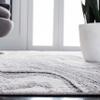 SAFAVIEH Area Rug 8x10 - Amelia Collection - Large - Light Grey & Ivory, Modern Design, Non-Shedding & Easy Cleaning, Ideal for Living Room, Bedroom, Office, Dining Space (ALA246F) view 4