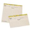 321Done Folding Recipe Cards - Set of 50, 6x5 folds to 3x5, Double-sided Rustic Tan Recipe Cards, Sunflower Design for Bridal Shower & Wedding Gift, Made in USA view 1