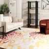 SAFAVIEH Area Rug 8x10 - Adirondack Collection - Large - Grey & Gold, Floral Glam Damask Design, Non-Shedding & Easy Cleaning, Ideal for Living Room, Bedroom, Office, Dining Space (ADR114D) view 3