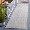 SAFAVIEH Washable Rug Outdoor Courtyard Collection - 2'3" x 16' Runner, Grey, Non-Shedding & Easy Cleaning, Ideal for Patio, Entryway, Mudroom, Hallway, Kitchen (CY8520-36811) view 1