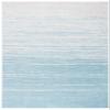 SAFAVIEH Area Rug 8x10 - Adirondack Collection - Large - Aqua & Ivory, Modern Ombre Design, Non Shedding & Easy to Clean, Ideal for Living Room, Bedroom, Office, Dining Space (ADR113J) view 3