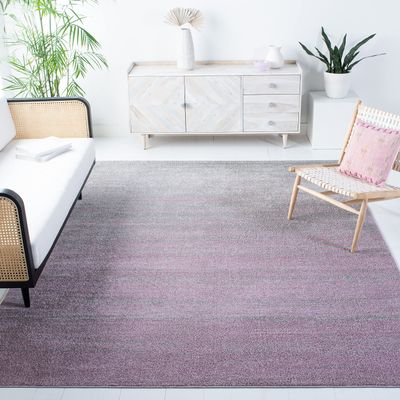 SAFAVIEH Area Rug 8x10 - Adirondack Collection - Large - Purple & Green, Modern Ombre Design, Non Shedding & Easy to Clean, Ideal for Living Room, Bedroom, Office, Dining Space (ADR113V)