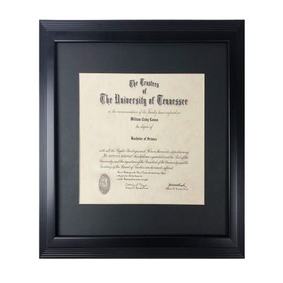 Black Diploma Frame for 11x14 Certificate