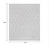 SAFAVIEH Area Rug 8x10 - Augustine Collection - Large - Grey & Ivory, Moroccan Boho Fringe Design, Easy Cleaning, Ideal for Living Room, Bedroom, Office, Dining Space (AGT474A) view 2