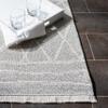 SAFAVIEH Area Rug 8x10 - Augustine Collection - Large - Grey & Ivory, Moroccan Boho Fringe Design, Easy Cleaning, Ideal for Living Room, Bedroom, Office, Dining Space (AGT474A) view 4