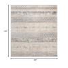 SAFAVIEH Area Rug 8x10 - Amelia Collection - Large - Grey & Gold, Modern Design, Non-Shedding & Easy Cleaning, Ideal for Living Room, Bedroom, Office, Dining Space (ALA761H) view 2