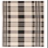 SAFAVIEH Washable Rug Outdoor Courtyard Collection - 2'3" x 20' Runner, Black & Bone, Plaid Pattern, Non-Shedding & Easy Cleaning, Ideal for Patio, Entryway, Mudroom, Hallway, Kitchen (CY6201-216) view 2