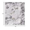 SAFAVIEH Amelia Collection Accent Rug - 4'5" x 6'5", Grey & Gold, Modern Abstract Design, Non-Shedding & Easy Care, Ideal for High Traffic Areas in Entryway, Living Room, Bedroom (ALA232F) view 2