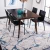 SAFAVIEH Area Rug 8x10 - Amelia Collection - Large - Grey & Blue, Modern Design, Non-Shedding & Easy Cleaning, Ideal for Living Room, Bedroom, Office, Dining Space (ALA293F) view 1