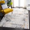 SAFAVIEH Amelia Collection Accent Rug - 4'5" x 6'5", Grey & Gold, Modern Abstract Design, Non-Shedding & Easy Care, Ideal for High Traffic Areas in Entryway, Living Room, Bedroom (ALA271F) view 1