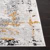 SAFAVIEH Amelia Collection Accent Rug - 4'5" x 6'5", Grey & Gold, Modern Abstract Design, Non-Shedding & Easy Care, Ideal for High Traffic Areas in Entryway, Living Room, Bedroom (ALA271F) view 4