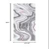 SAFAVIEH Craft Collection Runner Rug - 2'3" x 8', Grey & Wine, Modern Abstract Marble Pattern Design, Non-Shedding & Easy Care, Ideal for High Traffic Areas in Living Room, Bedroom (CFT819S) view 2
