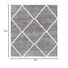 SAFAVIEH Area Rug 8x10 - August Shag Collection - Large - Light Grey & Ivory, Trellis Pattern, Non-Shedding & Easy Cleaning, Plush Thick Pile, Ideal for Living Room, Bedroom, Dining Space (AUG531F) view 2