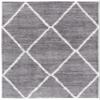 SAFAVIEH Area Rug 8x10 - August Shag Collection - Large - Light Grey & Ivory, Trellis Pattern, Non-Shedding & Easy Cleaning, Plush Thick Pile, Ideal for Living Room, Bedroom, Dining Space (AUG531F) view 3