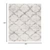 SAFAVIEH Area Rug 8x10 - Hudson Shag Collection - Large - Ivory & Grey, Trellis Pattern, Non-Shedding & Easy Cleaning, Ultra Plush Thick Pile, Ideal for Living Room, Bedroom, Dining Space (SGH269A) view 2