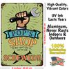 ATX CUSTOM SIGNS - Funny Garage Signs Pop's Shop If He Can't Fix It, We're Screwed! view 2