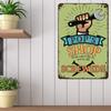 ATX CUSTOM SIGNS - Funny Garage Signs Pop's Shop If He Can't Fix It, We're Screwed! view 4