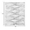 SAFAVIEH Area Rug 8x10 - Amelia Collection - Large - Ivory & Blue, Modern Design, Non-Shedding & Easy Cleaning, Ideal for Living Room, Bedroom, Office, Dining Space (ALA478A) view 2
