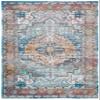 SAFAVIEH Area Rug 8x10 - Aria Collection - Large - Turquoise & Light Orange, Boho Medallion Distressed Design, Non-Shedding & Easy Cleaning, Ideal for Living Room, Bedroom, Dining Space (ARA191K) view 3