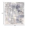 SAFAVIEH Area Rug 8x10 - Amelia Collection - Large - Grey & Gold, Modern Design, Non-Shedding & Easy Cleaning, Ideal for Living Room, Bedroom, Office, Dining Space (ALA777H) view 2