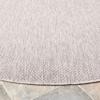 SAFAVIEH Washable Rug Outdoor Courtyard Collection - 4' Round, Beige & Beige, Non-Shedding & Easy Cleaning, Ideal for Patio, Backyard, Mudroom (CY8520-36311) view 2