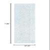 SAFAVIEH Roslyn Collection Runner Rug - 2'3" x 9', Light Blue & Ivory, Handmade Wool, Ideal for High Traffic Areas in Living Room, Bedroom (ROS353M) view 2