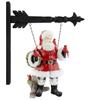 15 Inch Resin Santa Trimmed in Fur Arrow Replacement view 1
