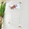 Large Clear Acrylic Notes Board for wall | Dry-Erase Message White Board Calendar Wall Mounted Office Home Family Organization Tools Must Haves School Kids Adult Mom Teen Monthly Weekly ADHD Tools view 2