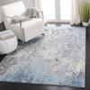 SAFAVIEH Area Rug 12x15 - Tulum Collection - Large - Grey & Blue, Modern Abstract Design, Non-Shedding & Easy to Clean, Ideal for Living Room, Bedroom, Dining Space (TUL207F) view 1