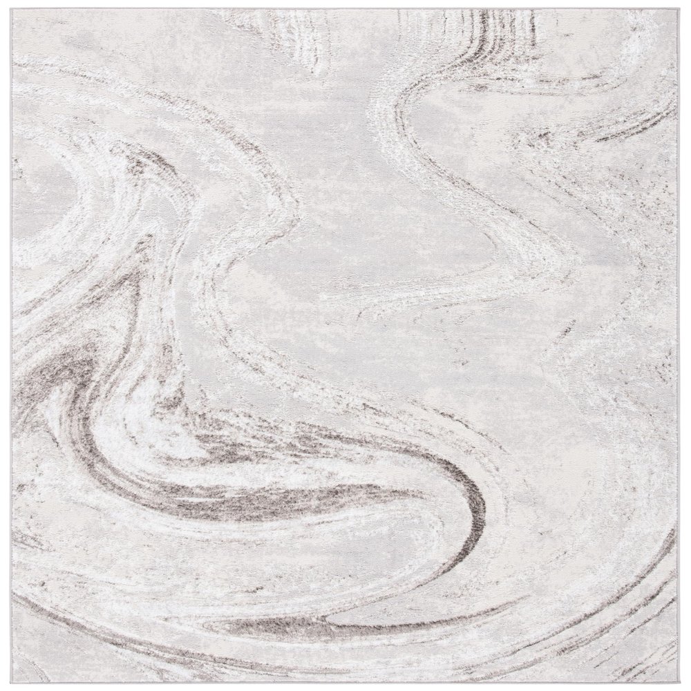 SAFAVIEH Orchard Collection Accent Rug - 4'5" x 6'5", Grey & Light Grey, Modern Abstract Design, Non-Shedding & Easy Care, Ideal for High Traffic Areas in Entryway, Living Room, Bedroom (ORC617F)