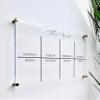 Large Clear Acrylic Weekly Calendar for wall | Dry-Erase Message White Board Calendar Wall Mounted Office Home Family Organization Tools Must Haves School Kids Adult Mom Teen Monthly Weekly ADHD Tools view 2