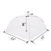 2 Pack Pop-Up Mesh Food Covers, 17 Inches Umbrella-Style Folding Mesh Food Cover Picnic Dome, Food Protector Tent Keep Out Flies, Bugs, Mosquitoes view 4