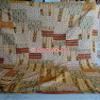 Blanket Bedding Bedspread Bed Kantha Vintage Handmade Silk Patchwork Indian Art Cover India Sari Bohemian Spreads Washed Patola Spread Quilt view 2