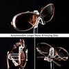 MOOCA 5 Pcs Premium Acrylic Glasses Stand, Eyewear Display, Sunglasses Organizer, Eyewear Holders, Sunglass Rack, with 5 Different Heights, Showcasing Up to 15 Pairs view 4