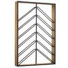American Art Decor Wall Mounted Wine Rack - Wood/Metal Wine Bottle Holder & Display Shelf - 12-Wine Bottle Storage Organizer (36.25 x 24.25 x 3.75) view 1