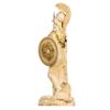 Athena with Owl Medusa Holding Shield Greek Goddess Alabaster Statue Gold 14.56" view 4