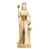 BEAUTIFUL GREEK STATUES Hera Goddess of Marriage, Women, Childbirth, and Family Alabaster Gold Tone 13" view 1