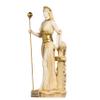 BEAUTIFUL GREEK STATUES Hera Goddess of Marriage, Women, Childbirth, and Family Alabaster Gold Tone 13" view 2