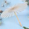 Weiyirot White Paper Umbrella, DIY Classic Paper Umbrella Parasol, Oiled Paper Umbrella Decor, Chinese Parasol for Weddings/Bridal/Party Decor/Role Playing/Photo Prop(39.5cm) view 4