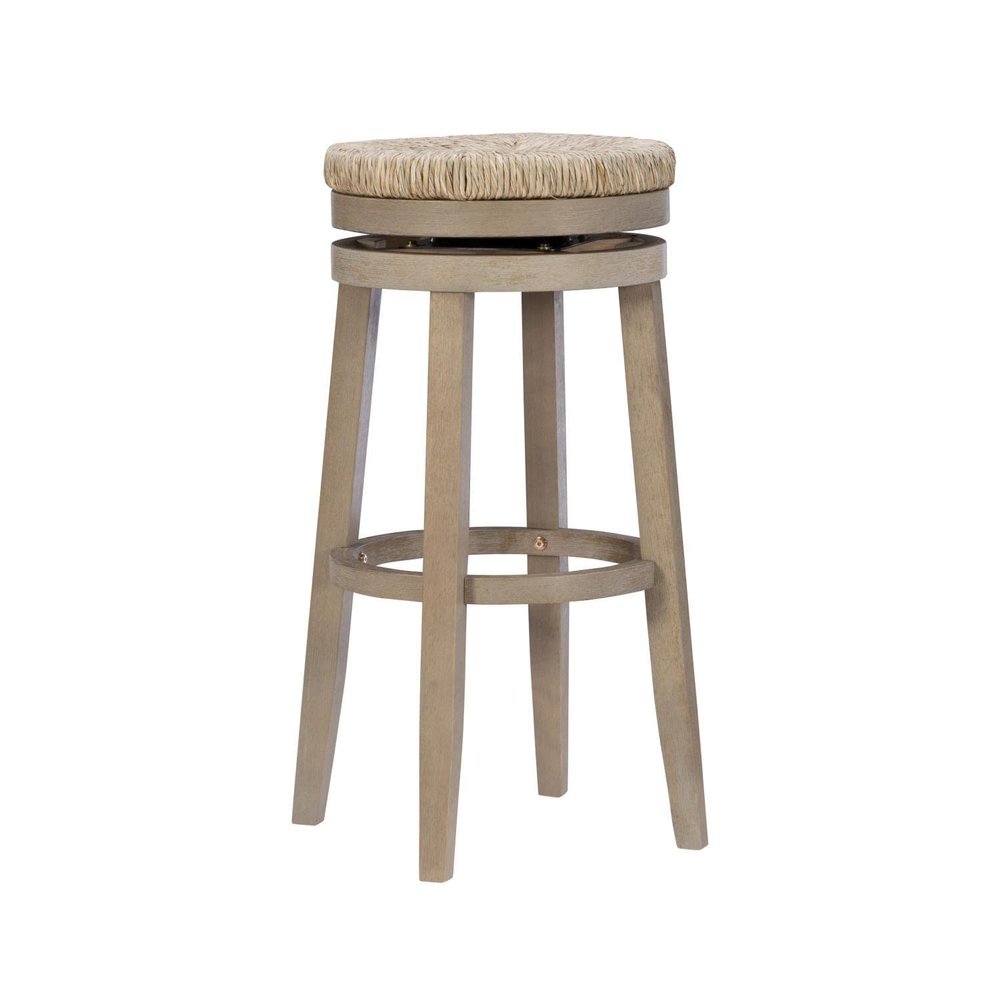 Powell Furniture Maya Swivel Barstool, Natural