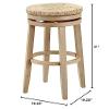 Powell Furniture Maya Swivel Barstool, Natural view 3