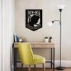 Badger Steel USA - POW MIA Flag - Metal Wall Art - 19" X 24" - Hammered Copper view 1