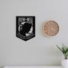 Badger Steel USA - POW MIA Flag - Metal Wall Art - 19" X 24" - Hammered Copper view 2