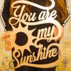 Badger Steel USA - You are My Sunshine - Metal Wall Art - 24" X 24" - Hammered Silver view 3