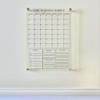 Large Clear Acrylic Monthly Calendar for wall | Dry-Erase Message White Board Calendar Wall Mounted Office Home Family Organization Tools Must Haves School Kids Adult Mom Teen Monthly Weekly ADHD Tool view 2