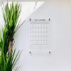 Large Clear Acrylic Monthly Calendar for wall | Dry-Erase Message White Board Calendar Wall Mounted Office Home Family Organization Tools Must Haves School Kids Adult Mom Teen Monthly Weekly ADHD Tool view 4