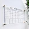 Large Clear Acrylic Monthly Calendar for wall | Dry-Erase Message White Board Calendar Wall Mounted Office Home Family Organization Tools Must Haves School Kids Adult Mom Teen Monthly Weekly ADHD Tool view 1
